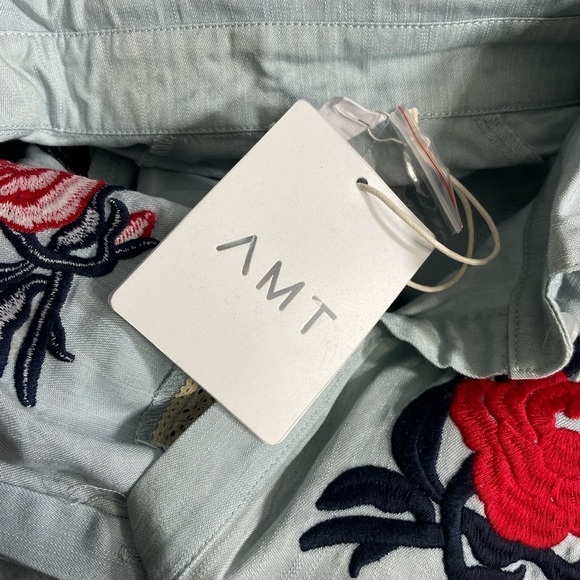 AMT Tunic Bella Blue Floral Printed Flare
Long Sleeve Top Dress
New - Picture 7 of 8